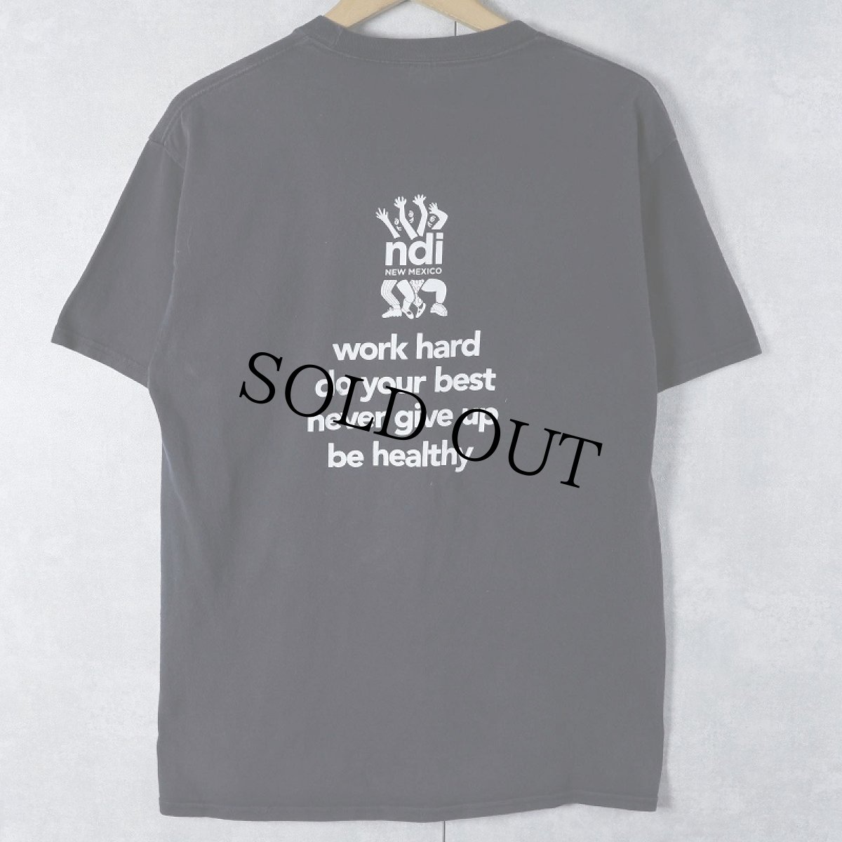 画像2: DI New Mexico "Keith Haring" アートパロディプリントTシャツ BLACK M (2)