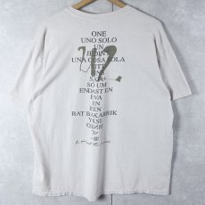 画像2: 90's U2 "one" USA製 ロックバンドツアープリントTシャツ XL (2)