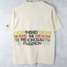 画像2: ⁡80's CRAZY SHIRTS USA製 "NIKE Honolulu Marathon" プリントTシャツ M (2)
