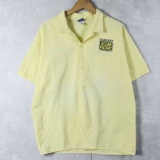 画像2: 80's Ocean Pacific CANADA製 プリントコットンオープンカラーシャツ M (2)