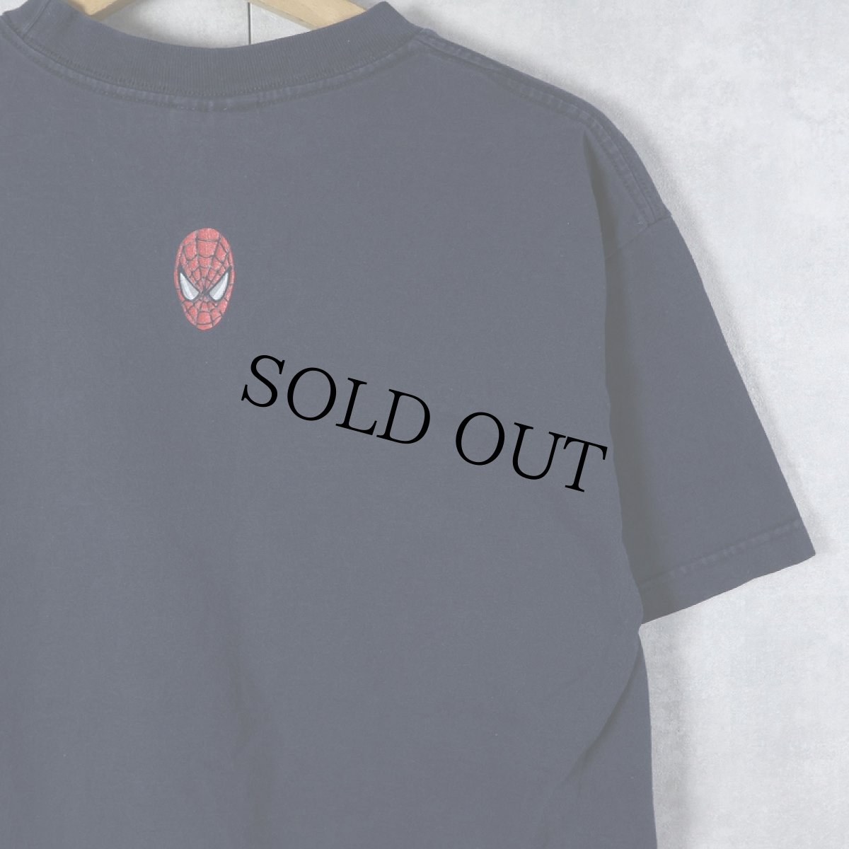 画像2: 2000's Spider-Man 2 映画プリントTシャツ NAVY M (2)