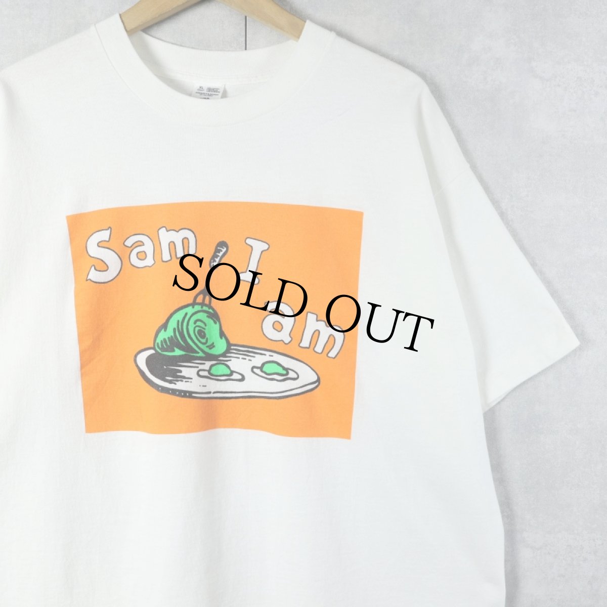 画像1: 90's Dr.seuss "Sam I am" プリントTシャツ XL (1)