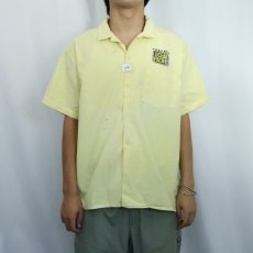 画像3: 80's Ocean Pacific CANADA製 プリントコットンオープンカラーシャツ M (3)