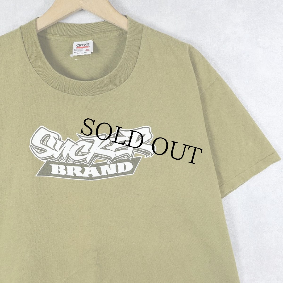 画像2: 90's SUCKER BRAND USA製 スケートブランドプリントTシャツ XL (2)