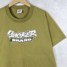 画像2: 90's SUCKER BRAND USA製 スケートブランドプリントTシャツ XL (2)