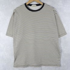 画像1: 90's ST.JOHN'S BAY マルチボーダー柄 Tシャツ  (1)