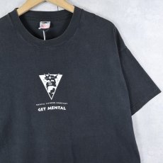 画像1: 90's MENTAL FITNESS COMPANY USA製 "EXERCISE YOUR RIGHT TO THINK." プリントTシャツ BLACK XL (1)