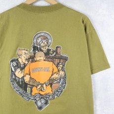 画像1: 90's SUCKER BRAND USA製 スケートブランドプリントTシャツ XL (1)