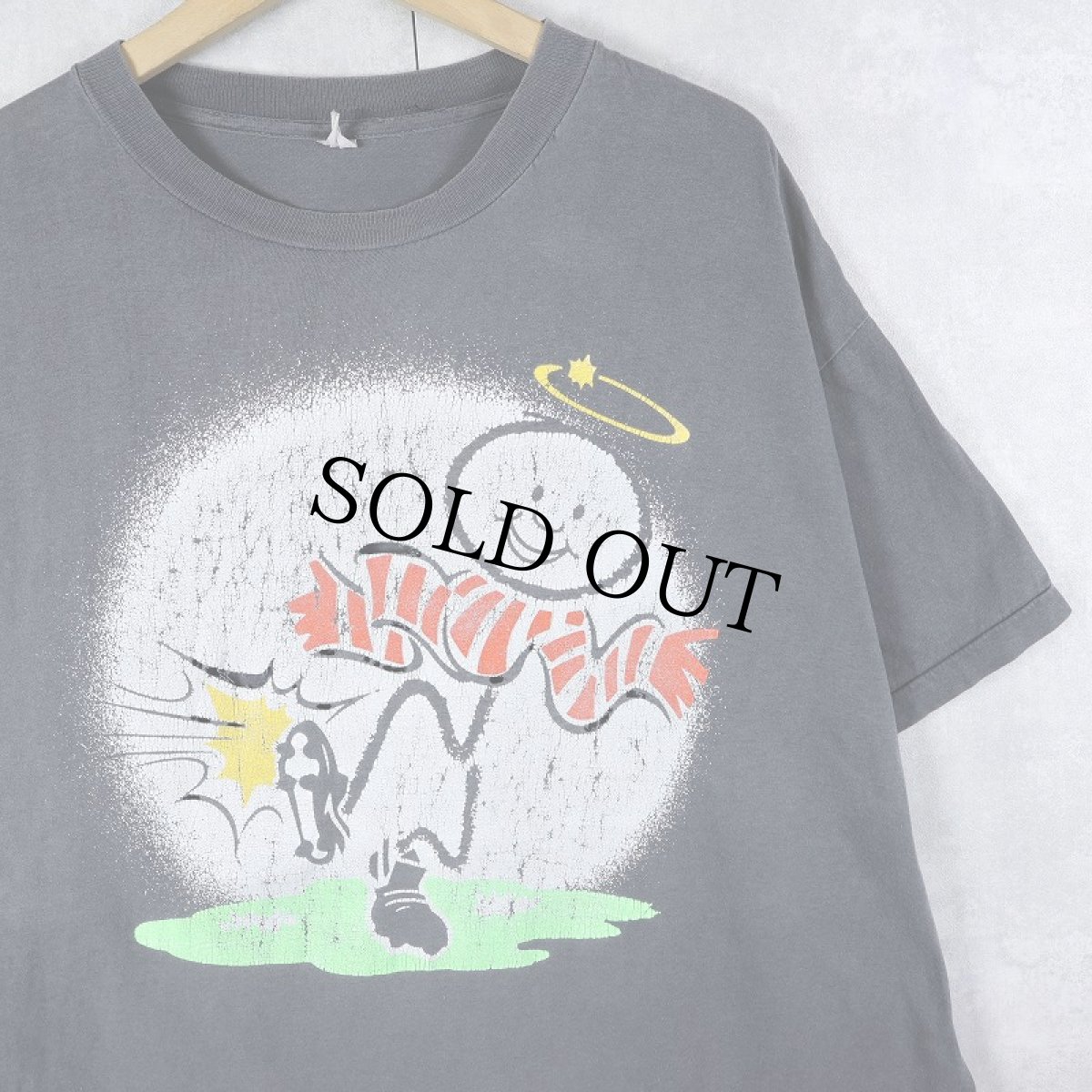 画像1: 90's Southampton FC "SAINTS" サッカーチームプリントTシャツ  (1)