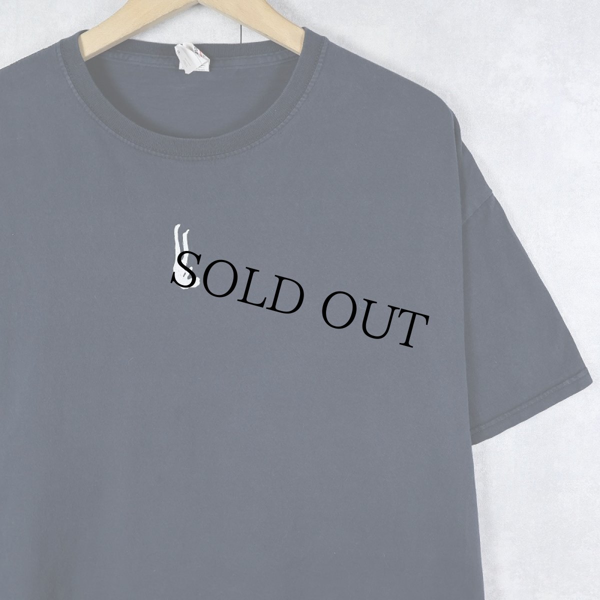 画像1: "The In Between" プリントTシャツ NAVY XL (1)