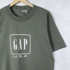 画像1: 90's ブート GAP USA製 ロゴプリントTシャツ M (1)