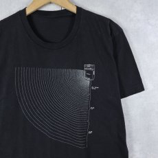 画像1: Paul Frank アンプイラストプリントTシャツ BLACK  (1)