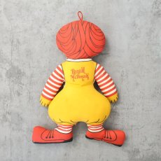 画像2: 70's McDonald's "Donald McDonald" キャラクター ぬいぐるみ (2)