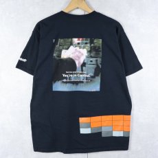 画像1: Microsoft "Infrastructure" コンピューター企業 プリントTシャツ BLACK L (1)