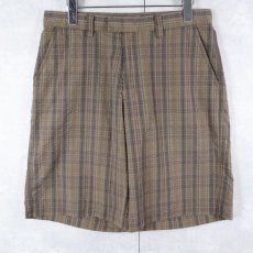 画像1: 2000's Patagonia チェック柄 シアサッカーショーツ W31 (1)