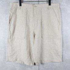 画像1: OLD NAVY SURPLUS COMPANY リネンショーツ W36 (1)