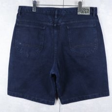 画像2: 90's〜 MARITHE + FRANCOIS GIRBAUD USA製 コットンショーツ NAVY W37 (2)