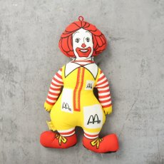 画像1: 70〜80's McDonald's "Donald McDonald" キャラクター ぬいぐるみ (1)