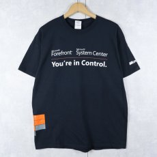 画像2: Microsoft "Infrastructure" コンピューター企業 プリントTシャツ BLACK L (2)