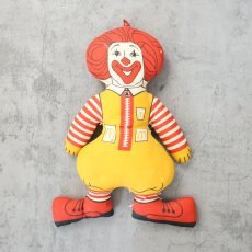 画像1: 70's McDonald's "Donald McDonald" キャラクター ぬいぐるみ (1)