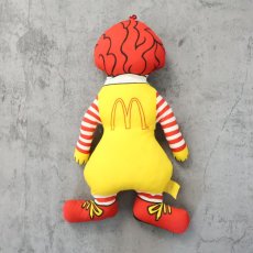 画像2: 70〜80's McDonald's "Donald McDonald" キャラクター ぬいぐるみ (2)
