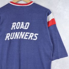 画像2: 70's Champion USA製 "Locker Room Tops" フットボールTシャツ NAVY M (2)