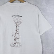 画像2: 90's NONE LEFT STANDING USA製 エモバンドTシャツ L (2)