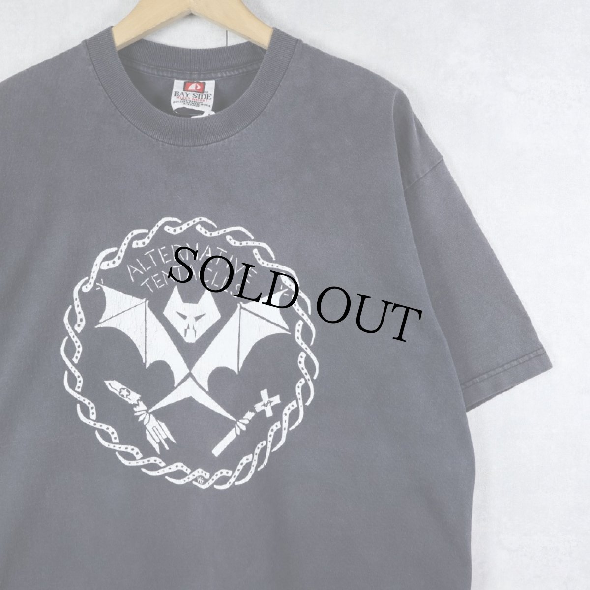 画像1: Alternative Tentacles Records USA製 レコード・レーベルプリントTシャツ BLACK XL (1)