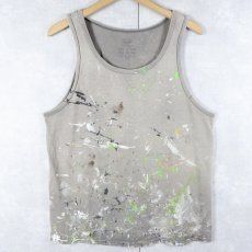 画像1: FRUIT OF THE LOOM ペンキペイント タンクトップ SIZE5 (1)