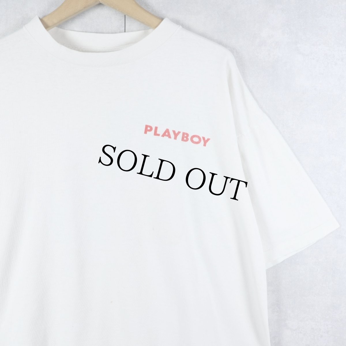 画像2: 90's PLAY BOY USA製 ロゴプリントTシャツ XL (2)