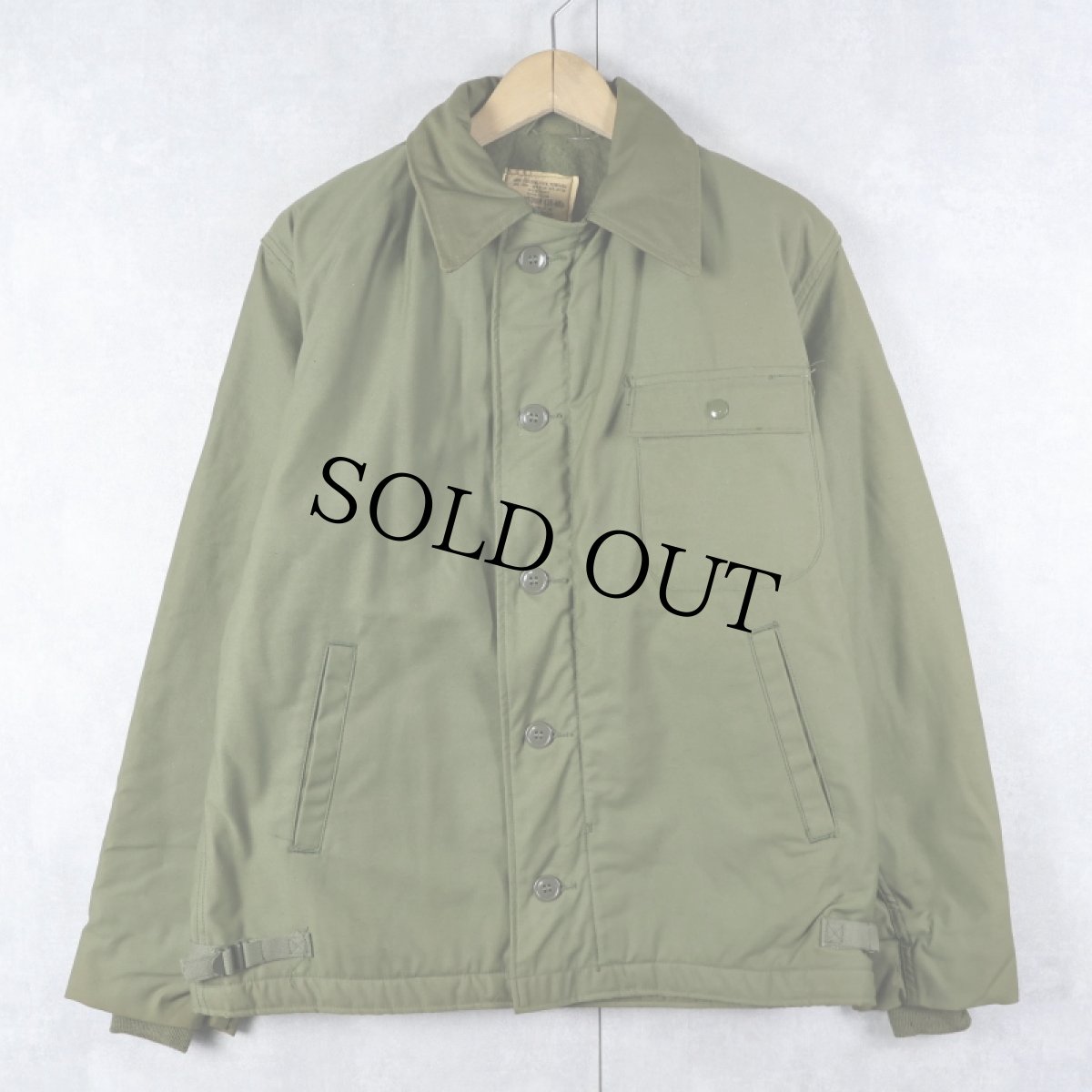 画像1: 70's U.S.NAVY A-2 デッキジャケット DEADSTOCK MEDIUM (1)
