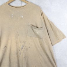 画像1: 90's プリント ポケットTシャツ (1)