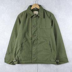 画像1: 70's U.S.NAVY A-2 デッキジャケット DEADSTOCK MEDIUM (1)