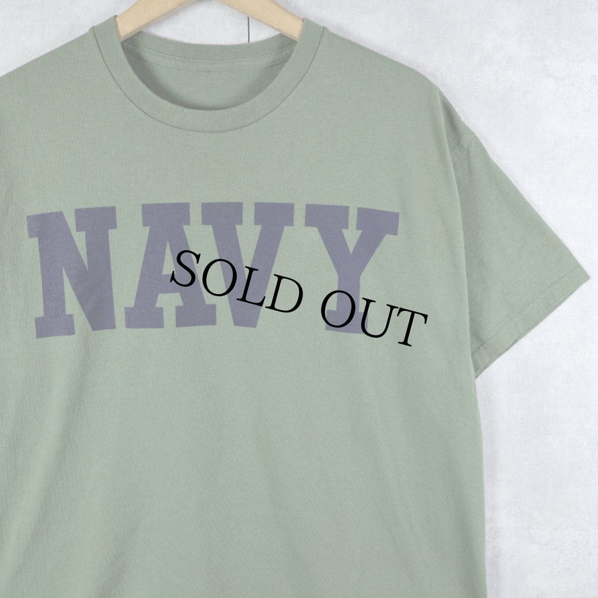 画像1: "NAVY" プリントTシャツ (1)