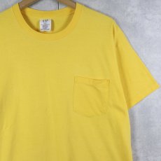 画像1: 90's GAP USA製 無地 ポケットTシャツ M (1)