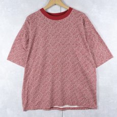 画像1: 90's Ocean Pacific USA製 総柄プリントTシャツ L (1)