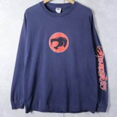 画像1: ThunderCats アニメプリントロンT NAVY L (1)