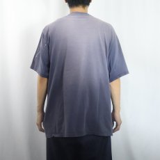 画像3: ペンキペイント フェードTシャツ NAVY  (3)