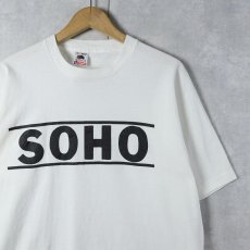 画像1: 90's USA製 "SOHO" プリントTシャツ XL (1)