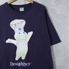画像1: Doughboy キャラクタープリントTシャツ NAVY XL (1)
