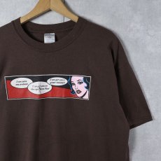 画像2: "I can solve ...." アメコミ風プリントTシャツ BROWN XL (2)