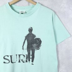 画像1: 80's STS GRAPHICS USA製 "SURF" プリントTシャツ M (1)