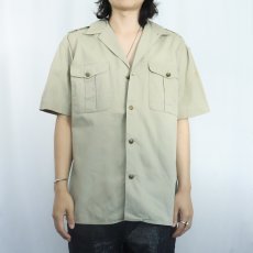 画像2: 80〜90's POLO COUNTRY Ralph Lauren コットンサファリシャツ S (2)