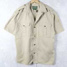 画像1: 80〜90's POLO COUNTRY Ralph Lauren コットンサファリシャツ S (1)