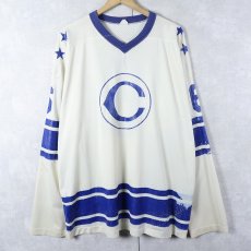 画像1: 60〜70's CHAMPION PRODUCTS INC USA製 メッシュアイスホッケーシャツ SIZE46 (1)