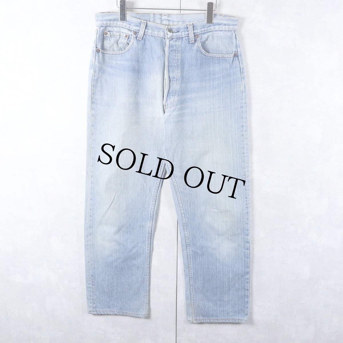 画像1: 80's Levi's 501 USA製 デニムパンツ W34 (1)