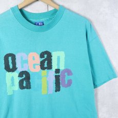 画像1: 80's Ocean Pacific USA製 プリントTシャツ L (1)