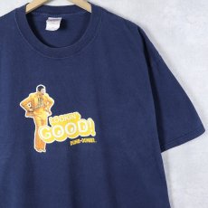 画像1: Dumb and Dumber "LOOKIN GOOD!" コメディ映画プリントTシャツ NAVY XL (1)