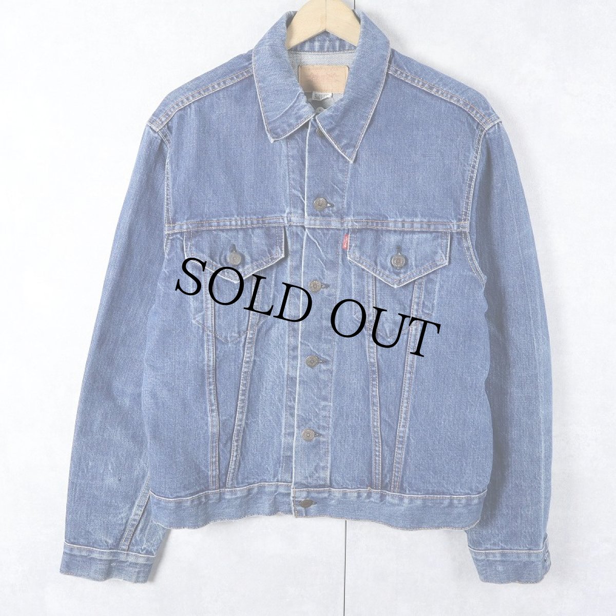 画像1: 70's Levi's 70505 USA製 デニムジャケット SIZE42 (1)