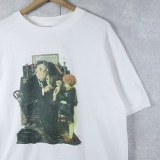 画像1: 90's Norman Rockwell アートプリントTシャツ XL (1)